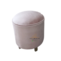 Taburete redondo liso