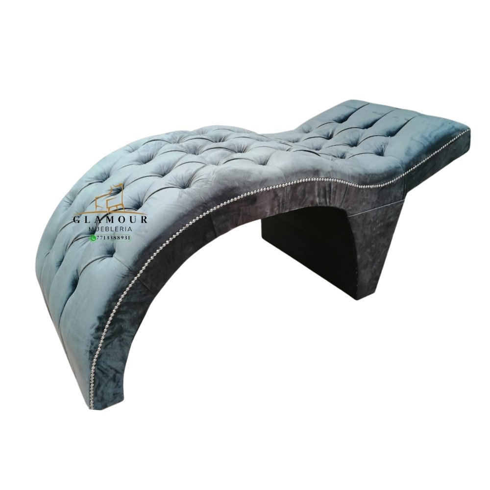 Camilla base madera curve