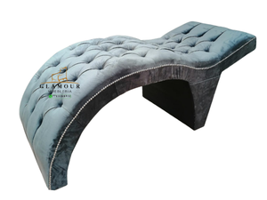Camilla base madera curve