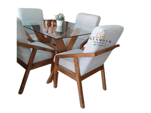 Comedor Cristal- 4 sillas