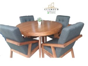 Comedor 4 sillas- Modelo circular
