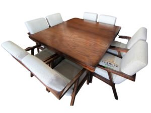 COMEDOR CHAPA 8P Comedor 8 sillas- Cubierta chapa