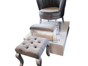 Set pedicura sillón flor/amapola (6pzas)