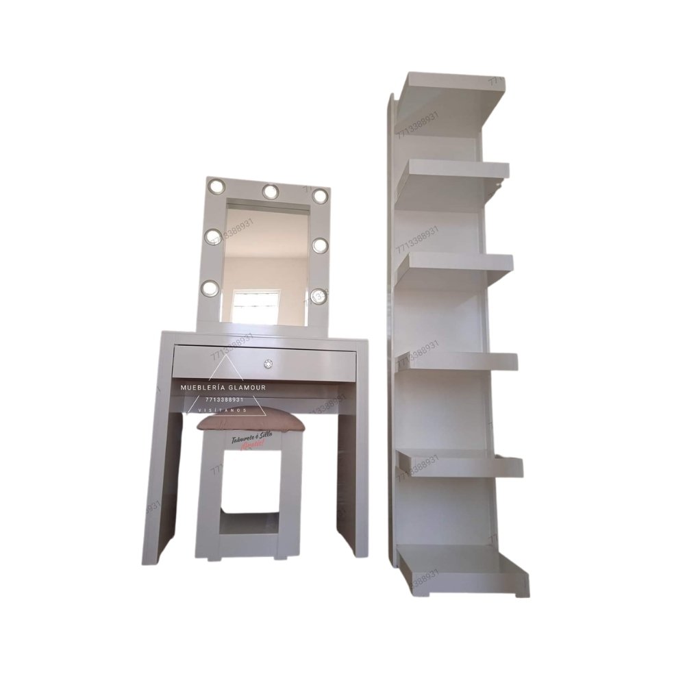 SET TOCADOR 1 CAJÓN Set tocador 1c/ 1 torre clásica