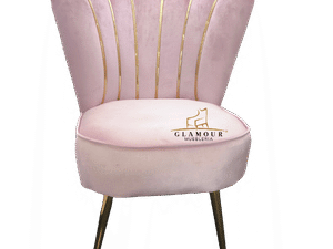 Sillón Tulipan con Vivos Dorados