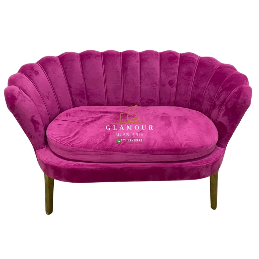 SILLÓN DOBLE FLOR Sillón doble plaza modelo Flor