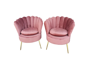 Sillón Ind Flor (pata metal)