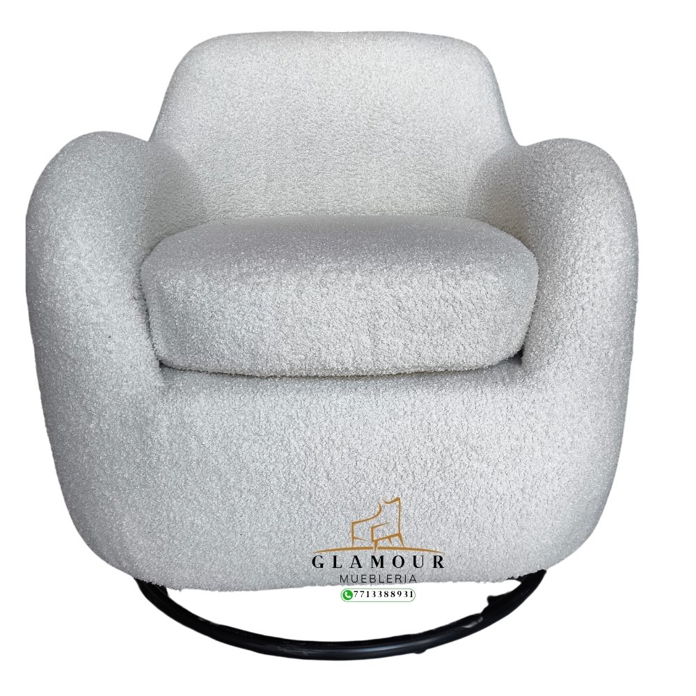 SILLÓN IND GIRATORIO CLARITA Sillón giratorio Moderno
