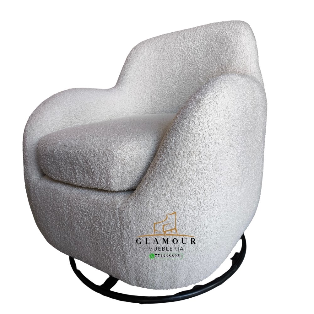 SILLÓN IND GIRATORIO CLARITA (2) Sillón giratorio Moderno