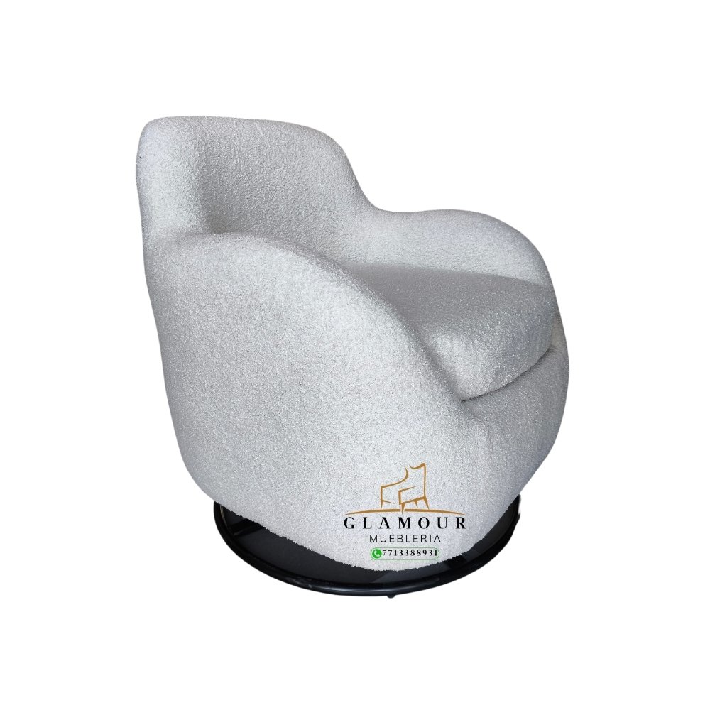 SILLÓN IND GIRATORIO CLARITA (5) Sillón giratorio Moderno