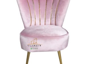 Sillón Tulipan con Vivos Dorados