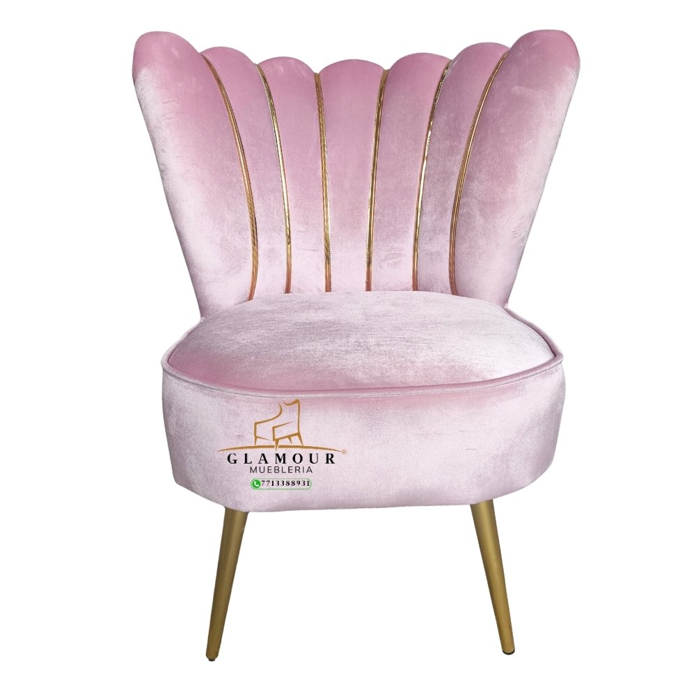 SILLÓN TULIPAN Sillón Tulipan con Vivos Dorados