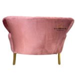 Sillón doble Plaza Mickey rosa vista posterior