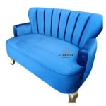 Sillón doble Plaza Mickey azul moderno