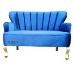 Sillón doble Plaza Mickey azul para 2 personas