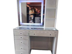 Tocador 6C LED con espejo iluminado y seis cajones