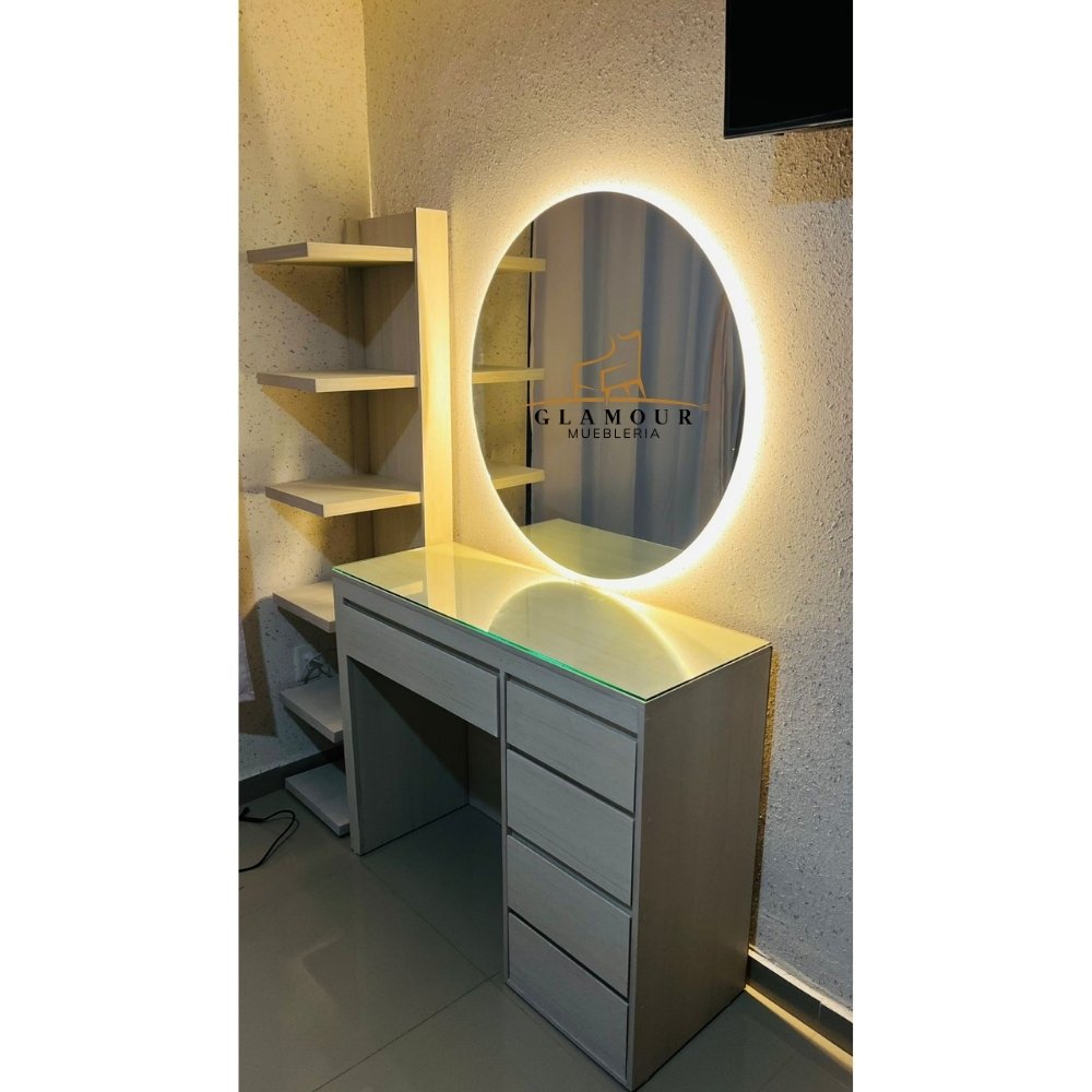 Tocador 6C LED – Exclusivo diseño con Espejo e Iluminación