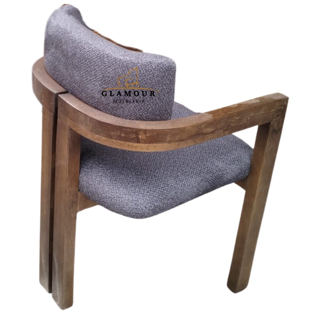 Sillas de Comedor Modernas y Tapizadas de Madera | Mueblería Glamour