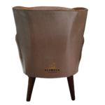 Sillón ocasional ámbar (2) Sillón Ocasional Ámbar tapizado con respaldo alto