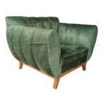 SILLÓN IND ESMERALDA (2) Sillón individual de Sala Esmeralda Glamour 3-1 vista lateral