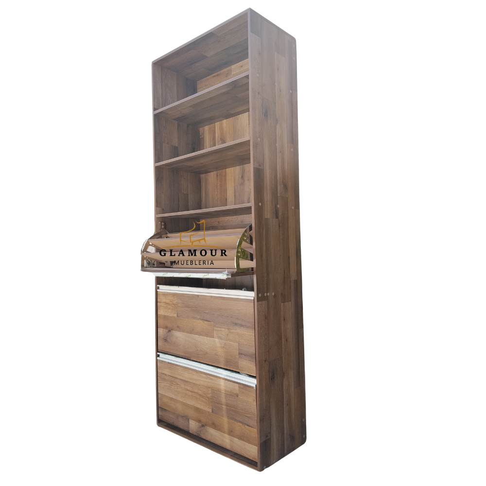 Zapatero Sirena | Elegante Organizador de 3 Niveles